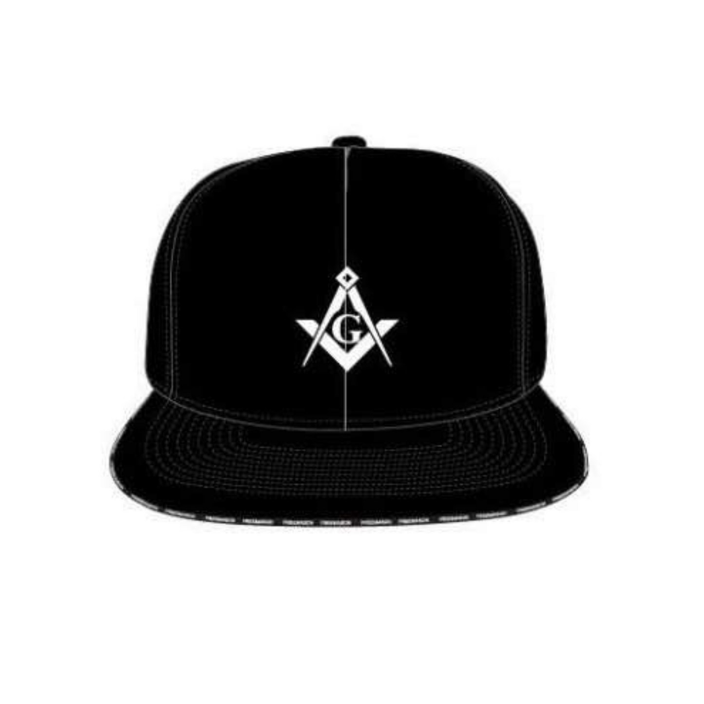 Grip Mason Black FLATBRIM Cap (Embroidered)
