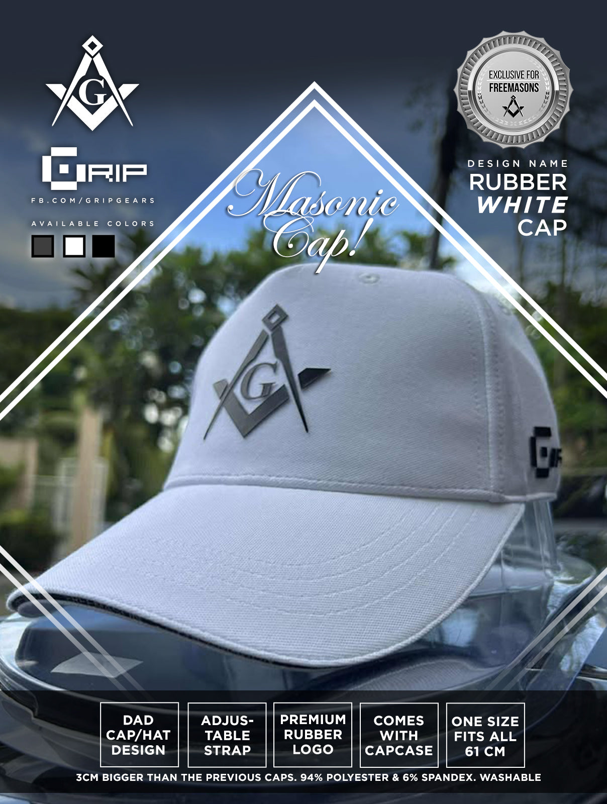 Rubberized Cap