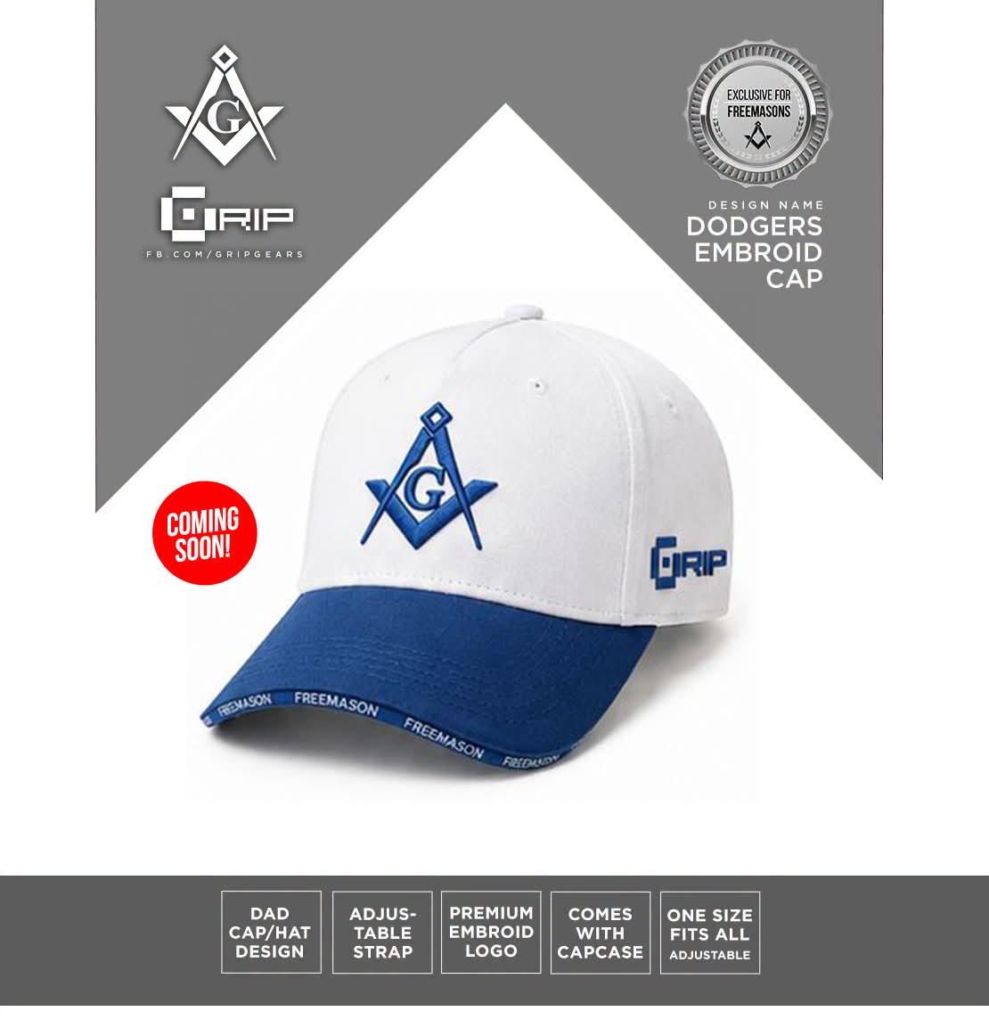 Dodgers Embroid Cap