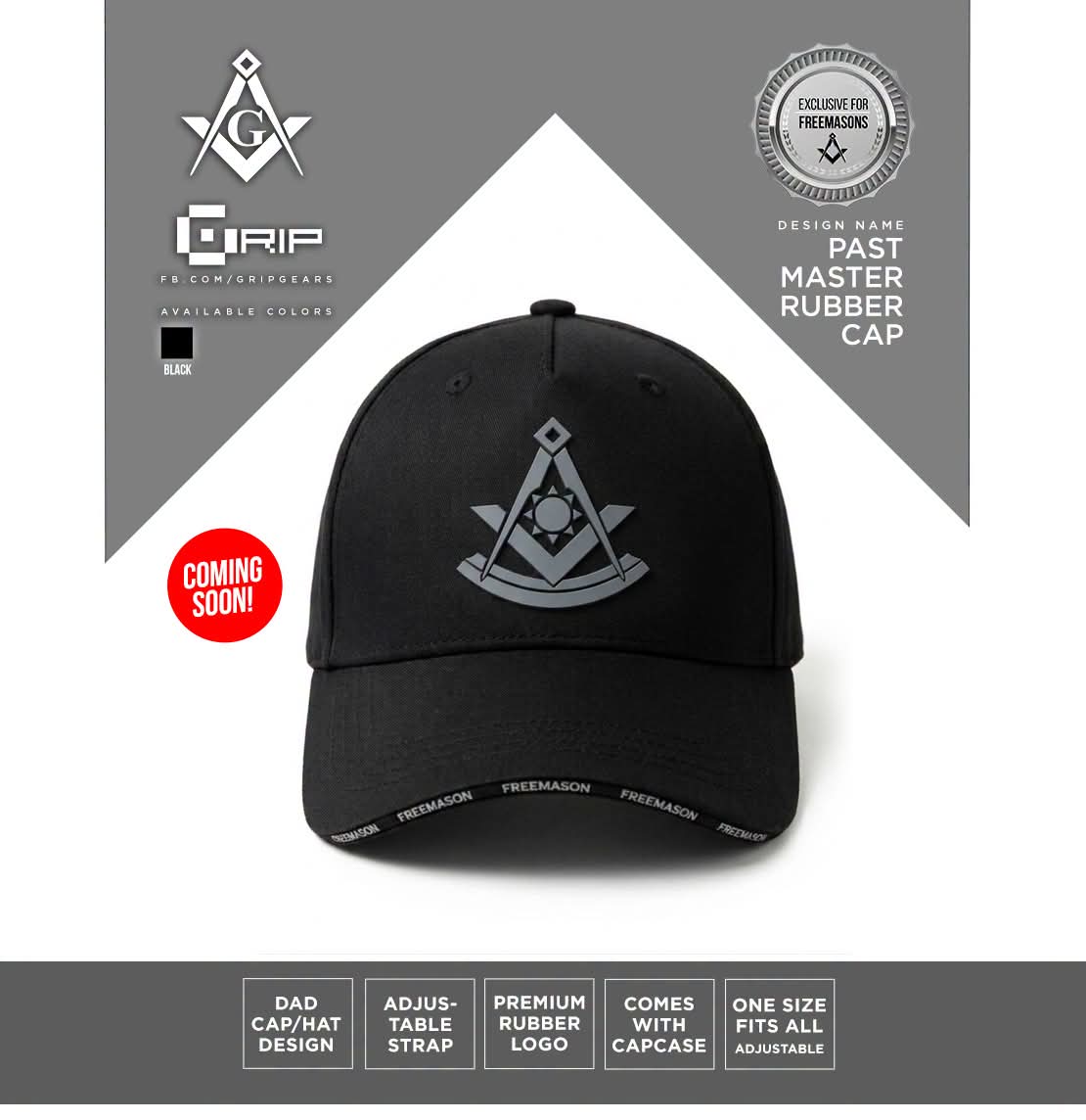 Past Master Rubber Cap