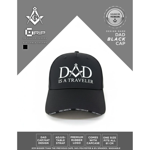 Grip Dad is a Traveler Cap (Rubber)