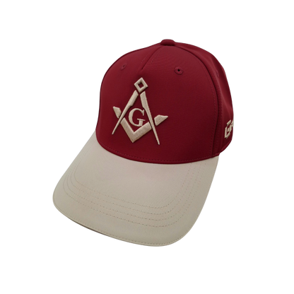 Crimson Embroid Cap