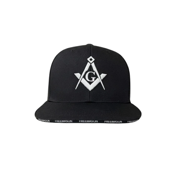 Grip Mason Black FLATBRIM Cap (Embroidered)