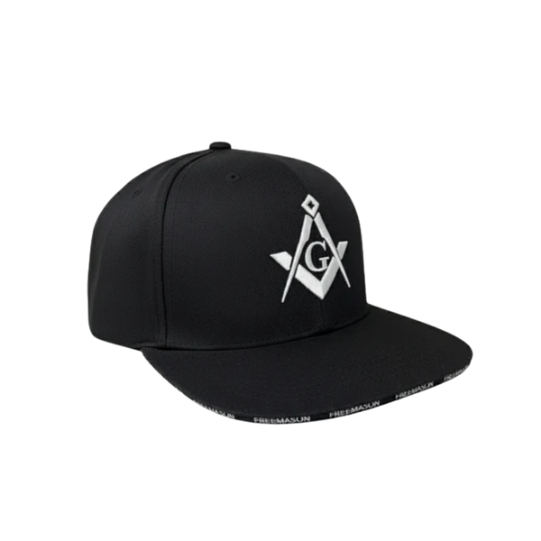 Grip Mason Black FLATBRIM Cap (Embroidered)