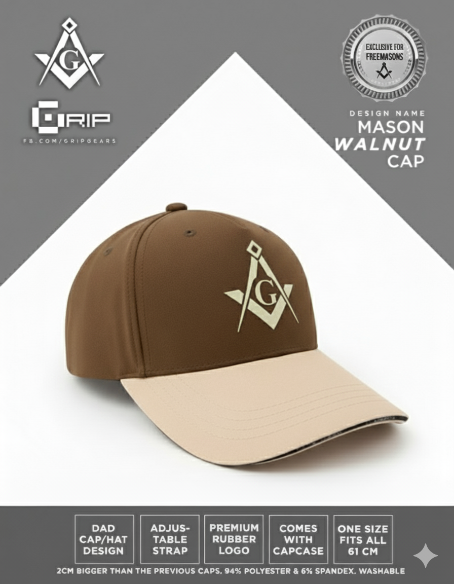 Grip Mason Walnut Cap (Rubber)