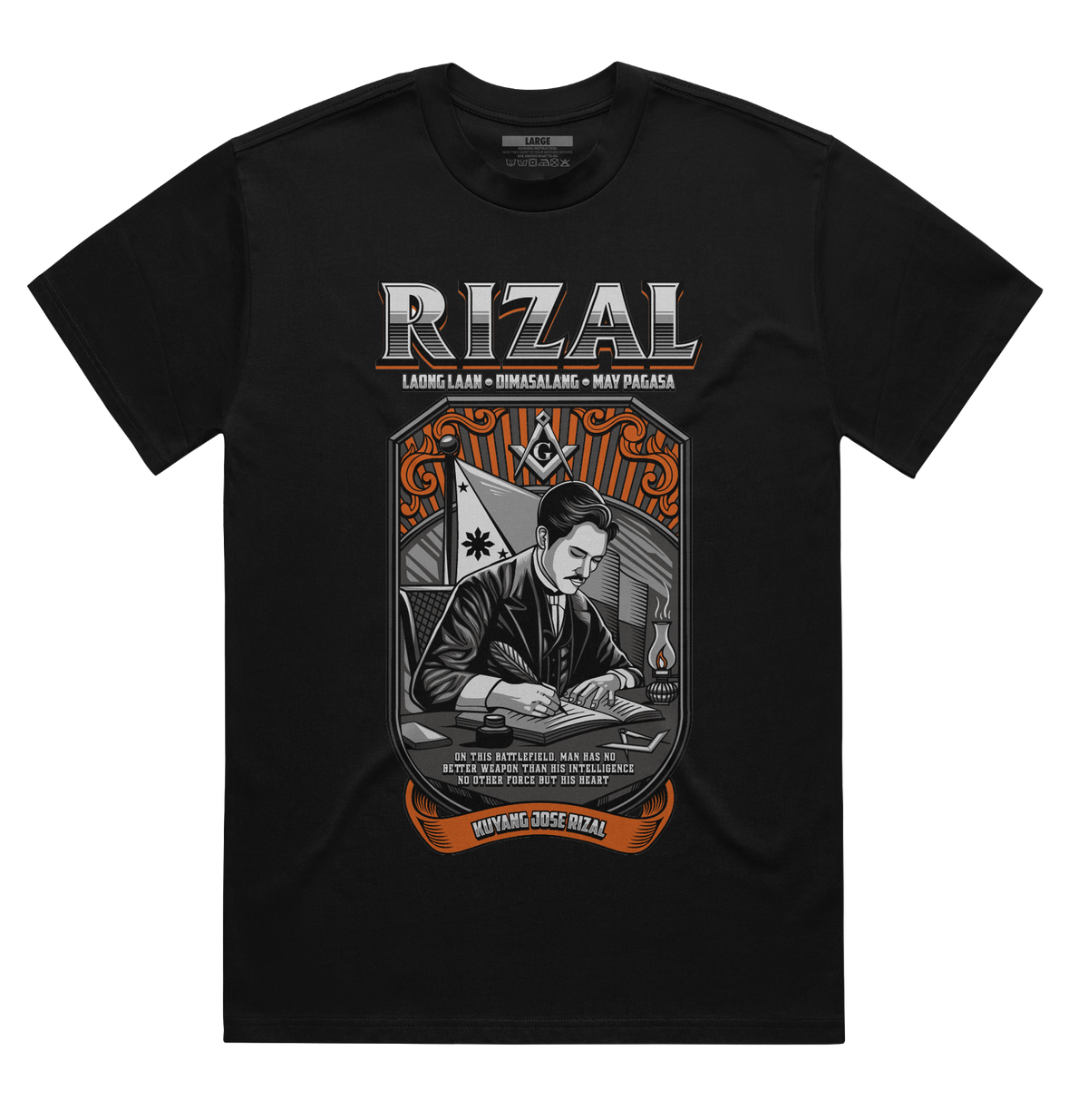 Jose Rizal Shirt – Grip Masons - Freemasons Exclusive
