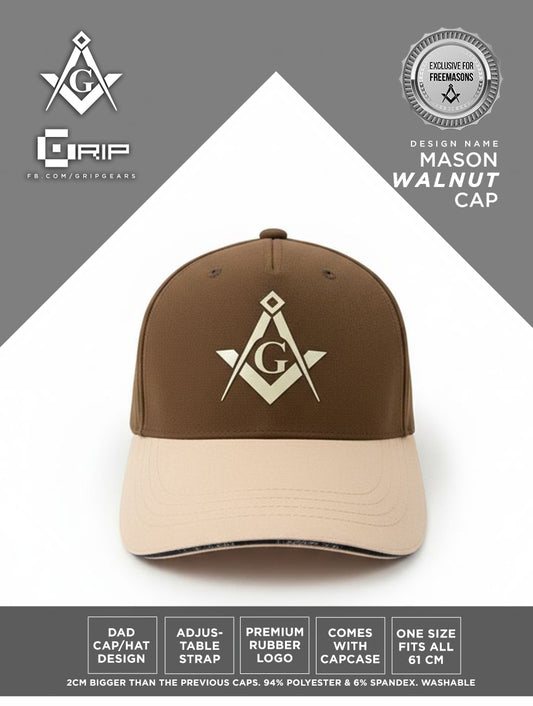 Grip Mason Walnut Cap (Rubber)