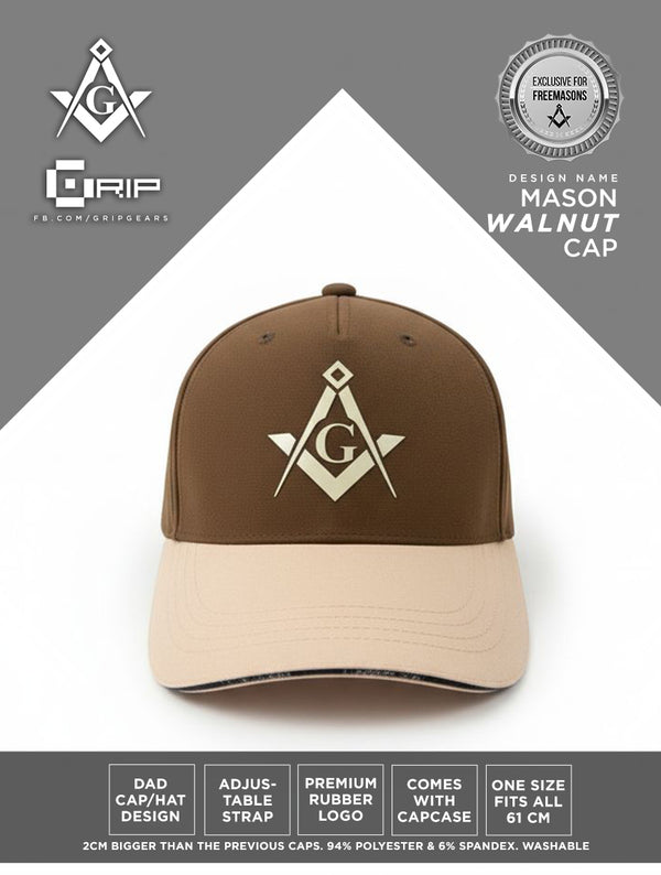Grip Mason Walnut Cap (Rubber)