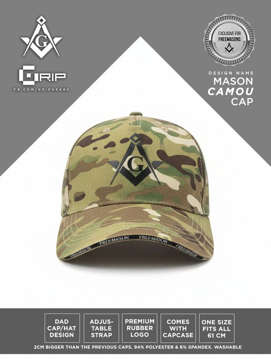 Grip Mason Camouflage Cap (Rubber)